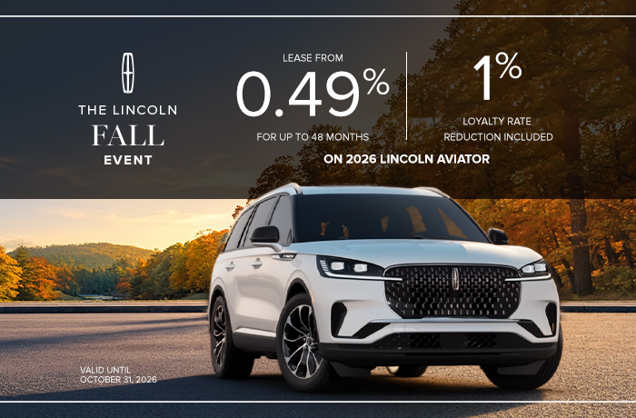 Bannière de Lincoln Aviator 2026