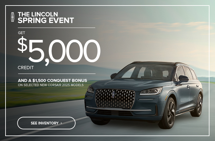 Bannière de Lincoln Corsair 2025