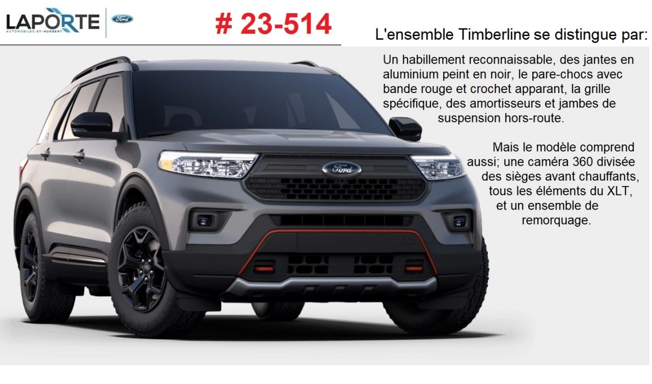 2023 Ford Explorer TIMBERLINE AWD Main Image