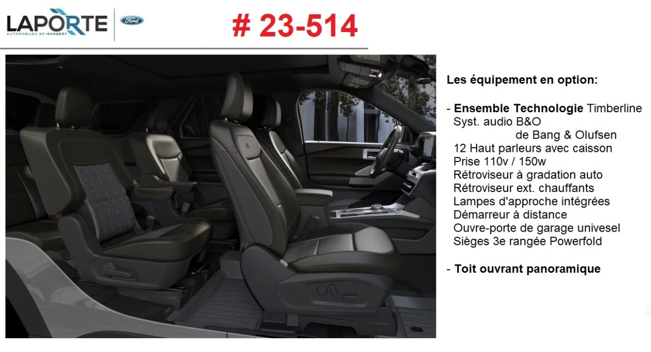 2023 Ford Explorer TIMBERLINE AWD Main Image