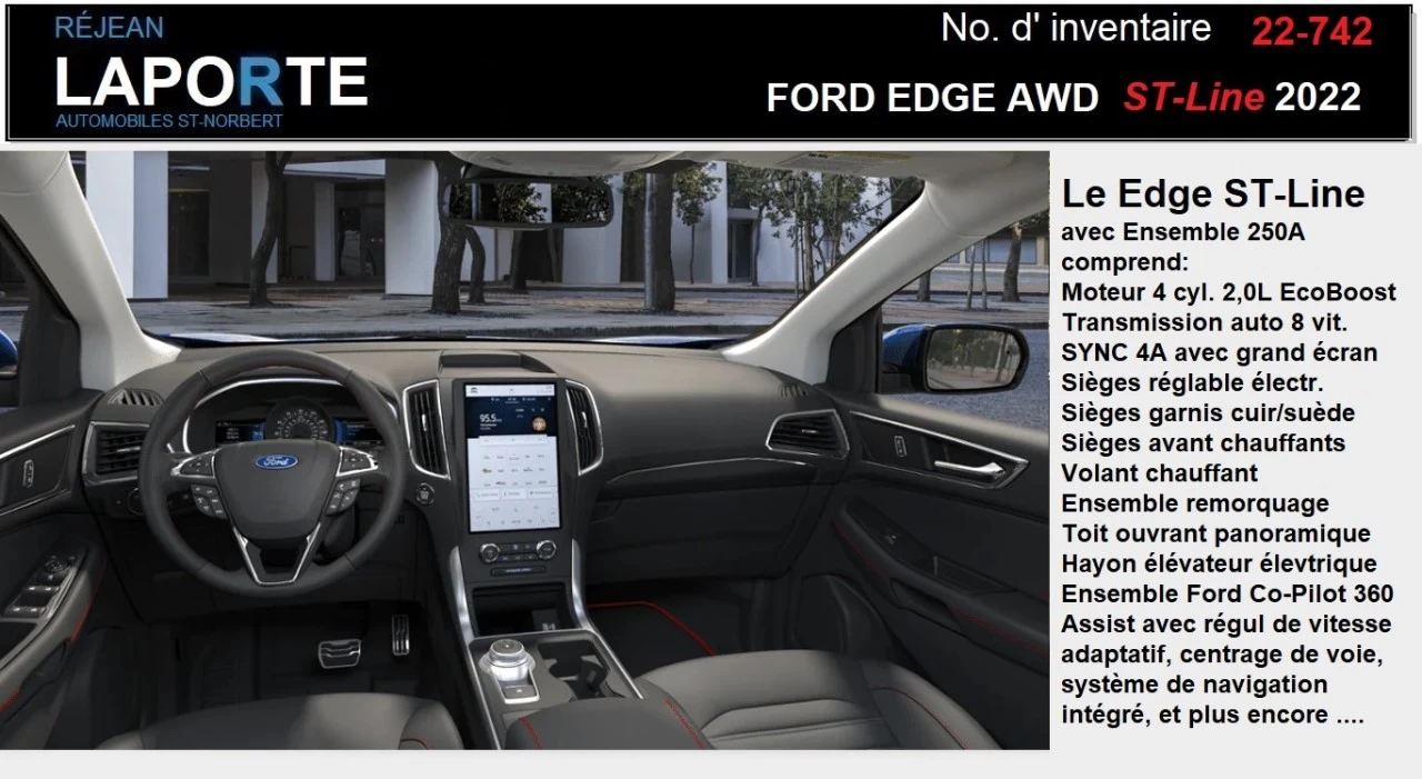 2022 Ford Edge ST-Line Main Image