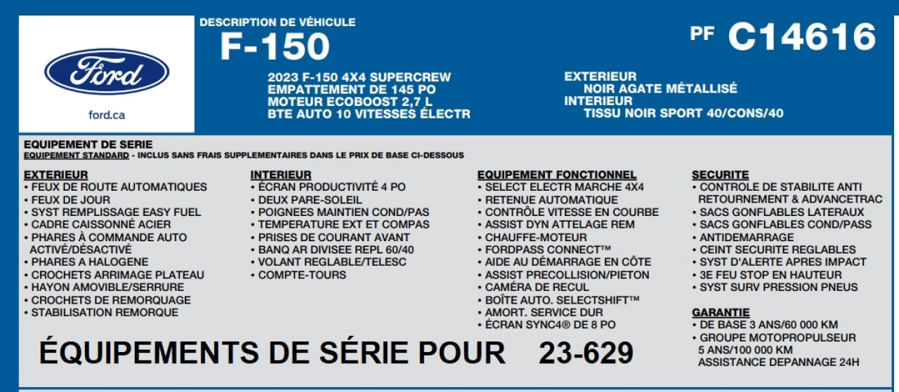 2023 Ford F-150 STX Image principale