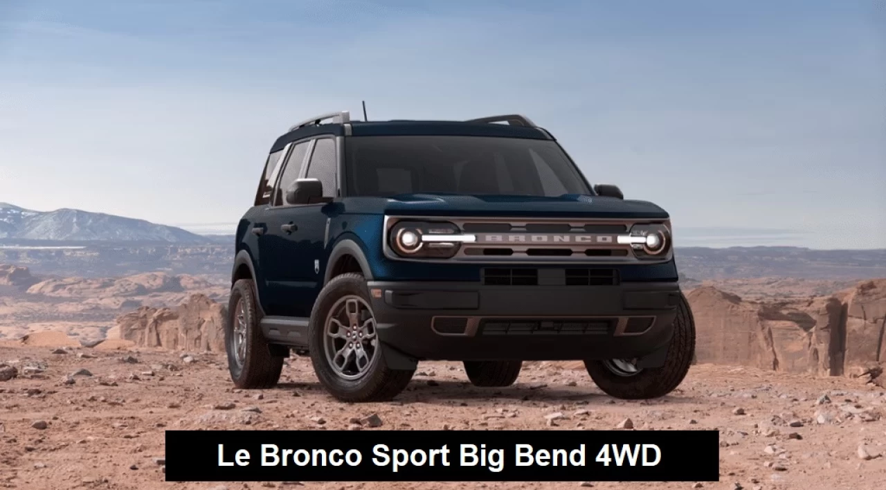 2023 Ford Bronco Sport Big Bend 4X4 Image principale