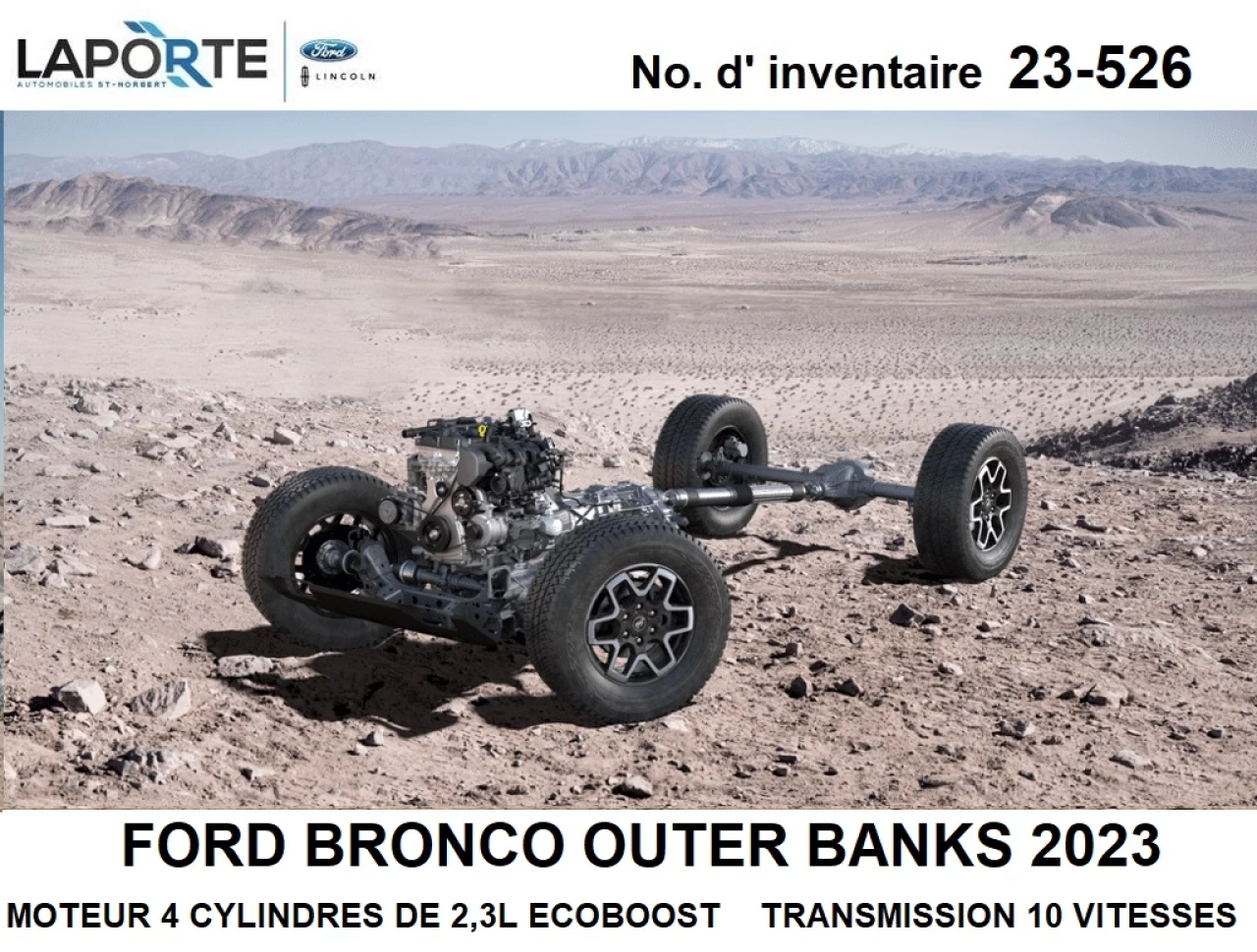 2023 Ford Bronco OUTER BANKS Image principale