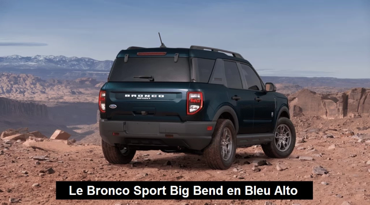 2023 Ford Bronco Sport Big Bend 4X4 Image principale
