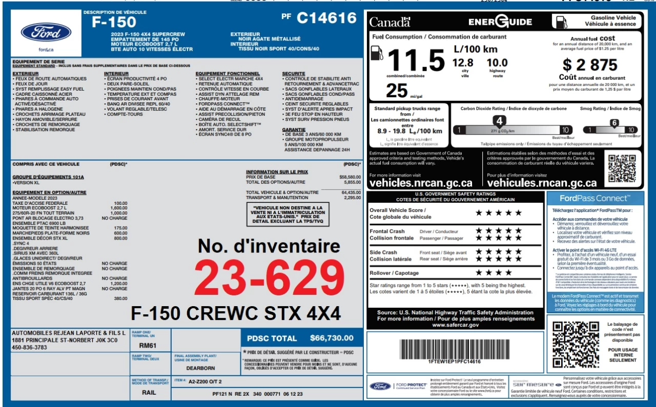 2023 Ford F-150 STX Image principale